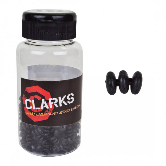 Clarks Gear Cable Donuts, Clear, Bottle of 200