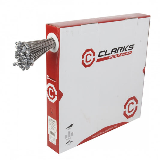 Clarks MTB Brake Cable Wire, Stainless Steel, 1.5 x 1810mm, Box of 100