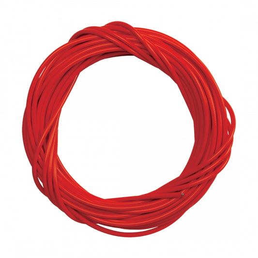 Sunlite Lined Brake Cable Housing, 5mm x 50ft, Red