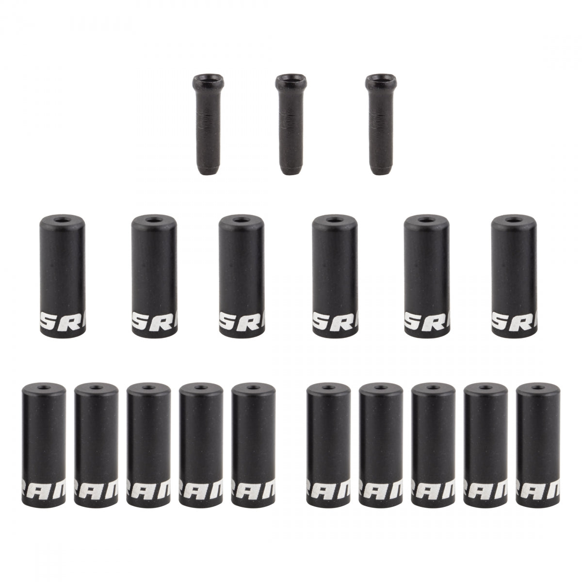 SRAM Cable Ferrule Kit, 4mm x 10, 5mm x 6, Cable Tips x 4, Black