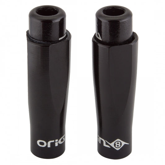 Origin8 4mm In-Line Barrel Adjuster Kit, Black, Pair