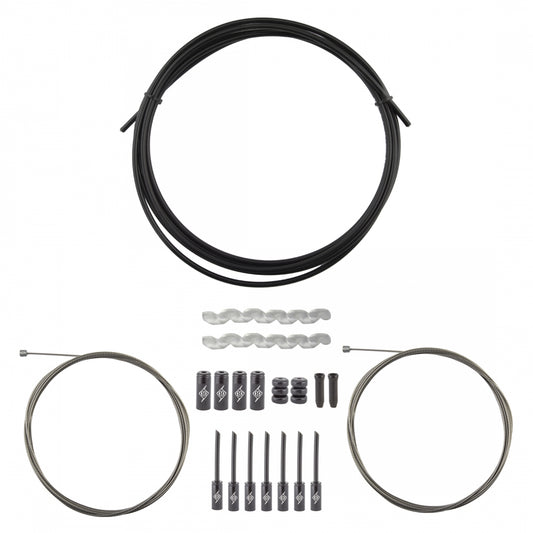 Cable Gear Or8 Kit Slick Compressionless F+R Rd/Mt Bk
