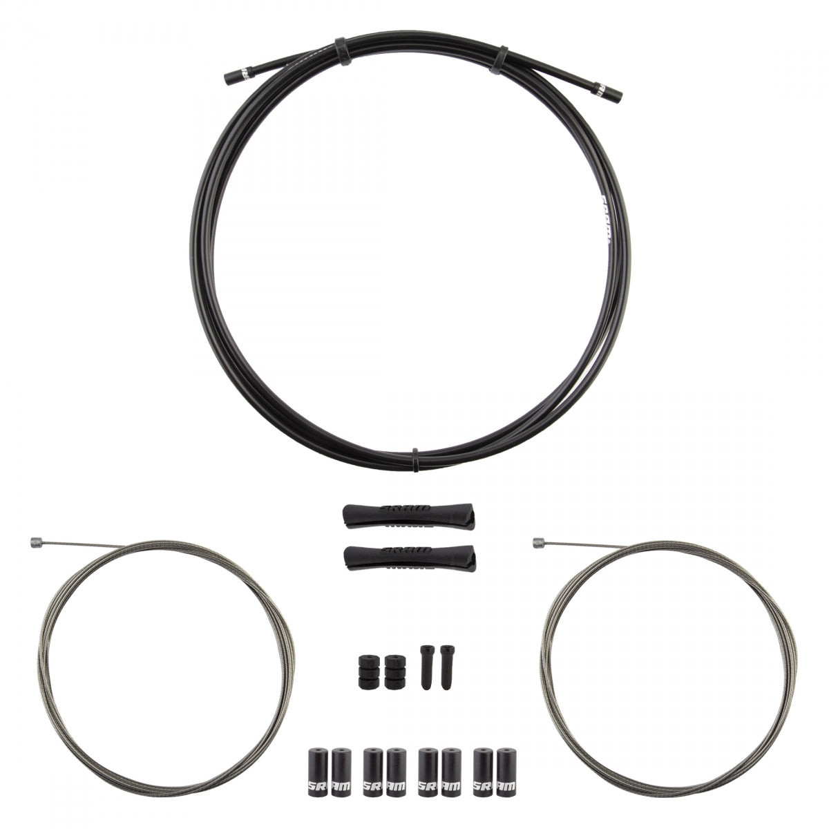 Cable Gear Sram Kit Ss F+R Rd/Mtn V2 Bk