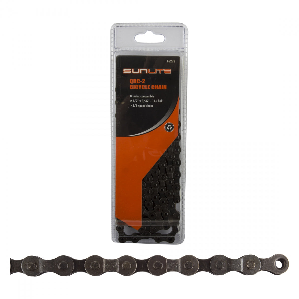 Sunlite SCN-MSi Index Chain, 5/6-Speed, 116-Link, Black