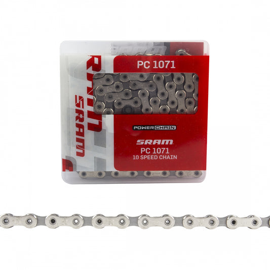 SRAM PC 1071 Hollow Pin Chain, 10-Speed, 114-Link, Silver