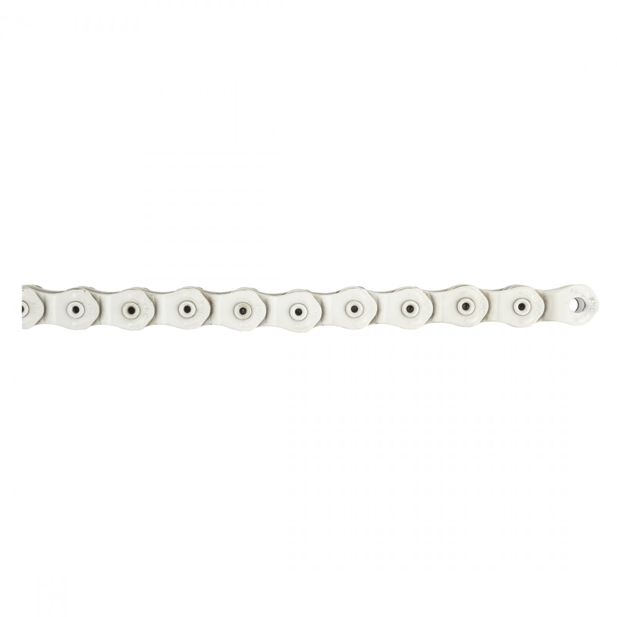 KMC HL710L Half Link Chain, Single Speed, 1/2" x 1/8" x 98-Link, White