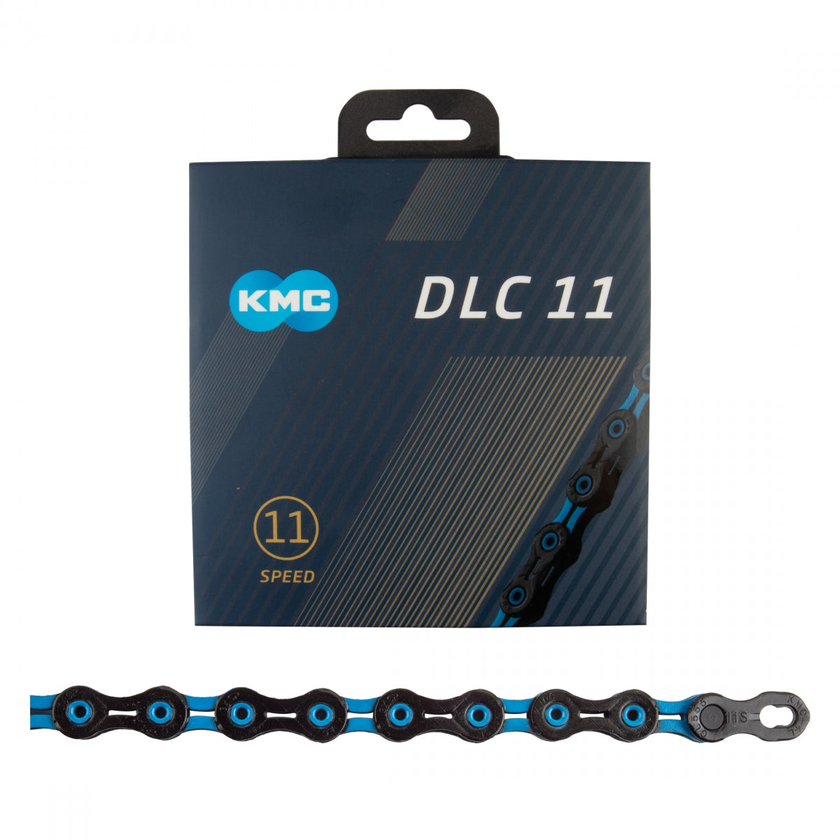 KMC X11SL SuperLight Chain, 11-Speed, 1/2" x 11/128" x 116-Link, Black/Blue