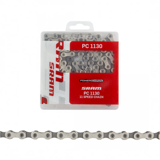 SRAM PC-1130 Chain, 11-Speed, 114-Link, Silver/Grey