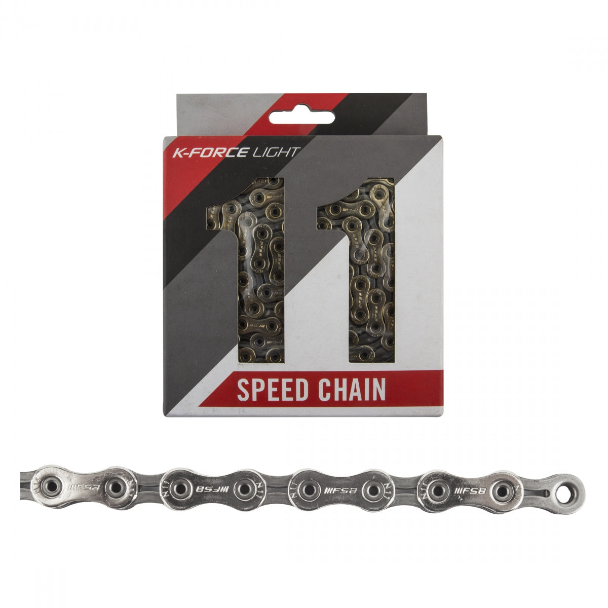 FSA K Force Light 11-Speed Chain with Quick Link, Silver