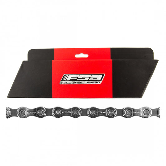 FSA CN910N Team Issue 10-Speed Chain with Quick Link, 1/2x3/32, Silver/Grey