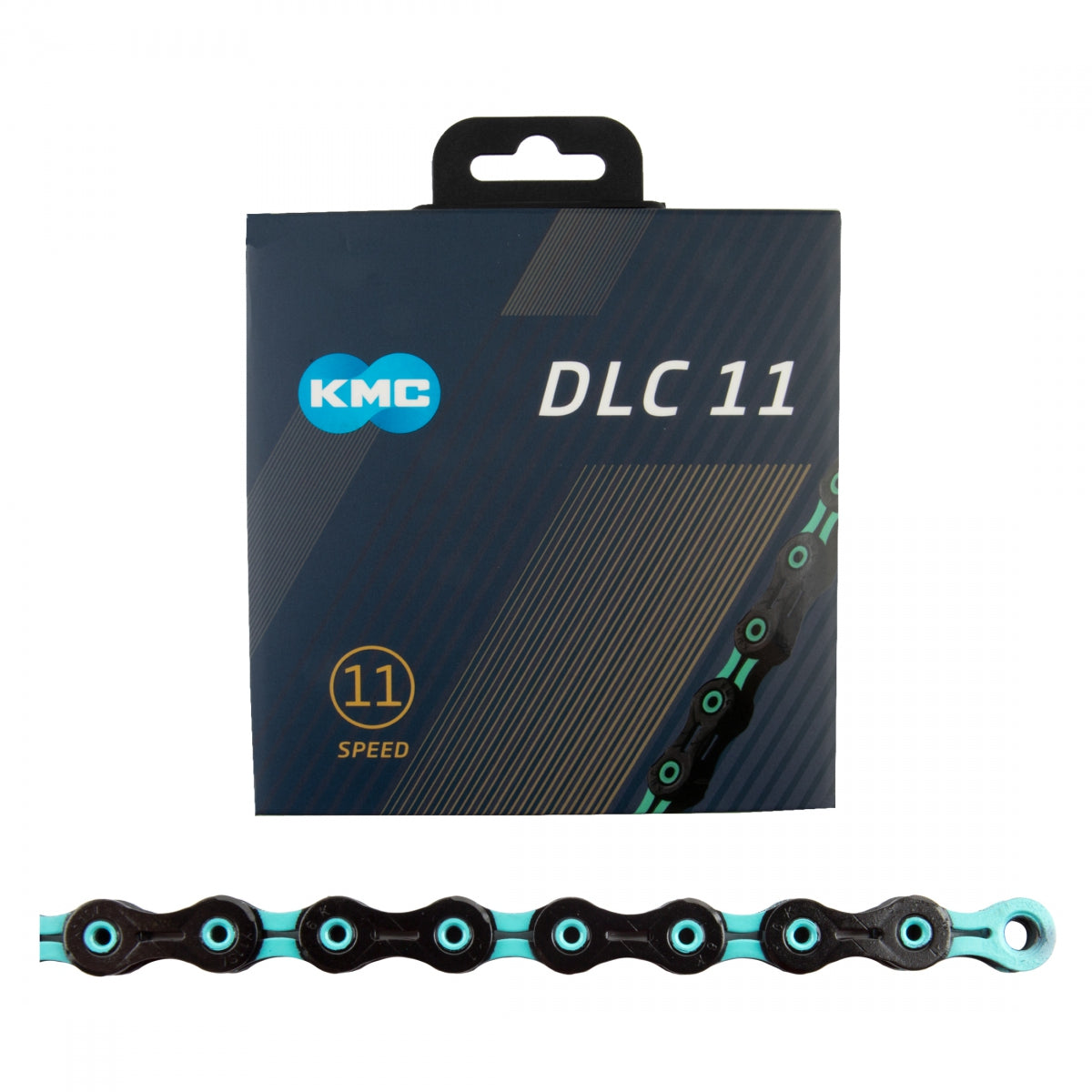 KMC X11SL Chain, 11-Speed, 1/2" x 11/128" x 116-Link, Black/Celestial