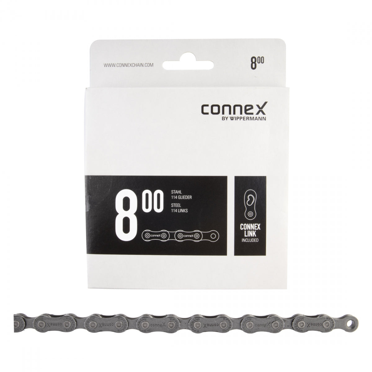 Chain Connex 800 8S Bk 114L