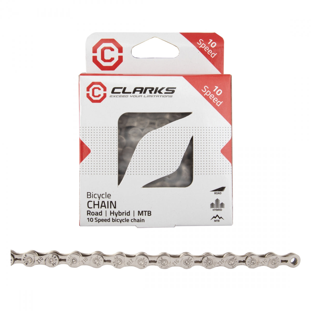 Chain Clarks Self Lube 10S Bk 116L