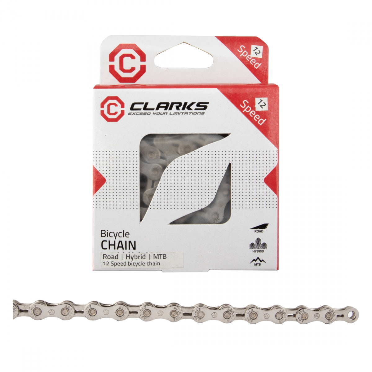 Chain Clarks Self Lube 12S Bk 116L