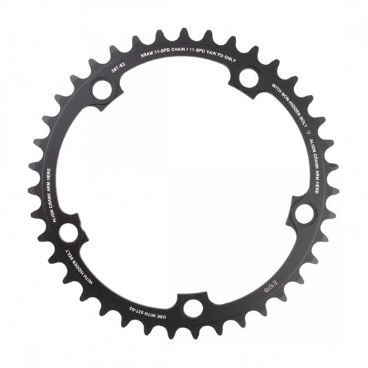 SRAM Red X-Glide Chainring, 39T, 130mm, 11-Speed, Black