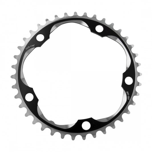 SunRace RX0 Chainring, 39T, 130mm, Black