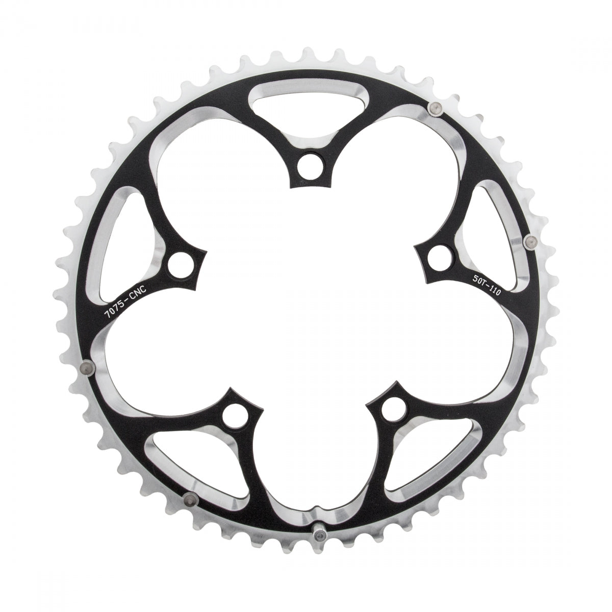 SunRace RX0 Chainring, 50T, 110mm, Black