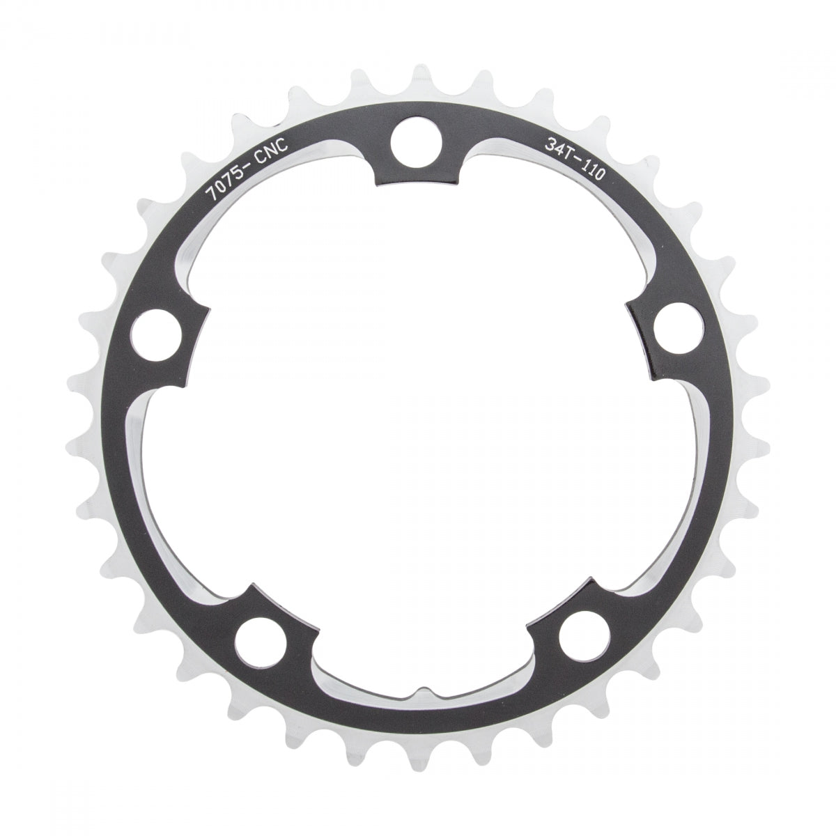 SunRace RX0 Chainring, 34T, 110mm, Black