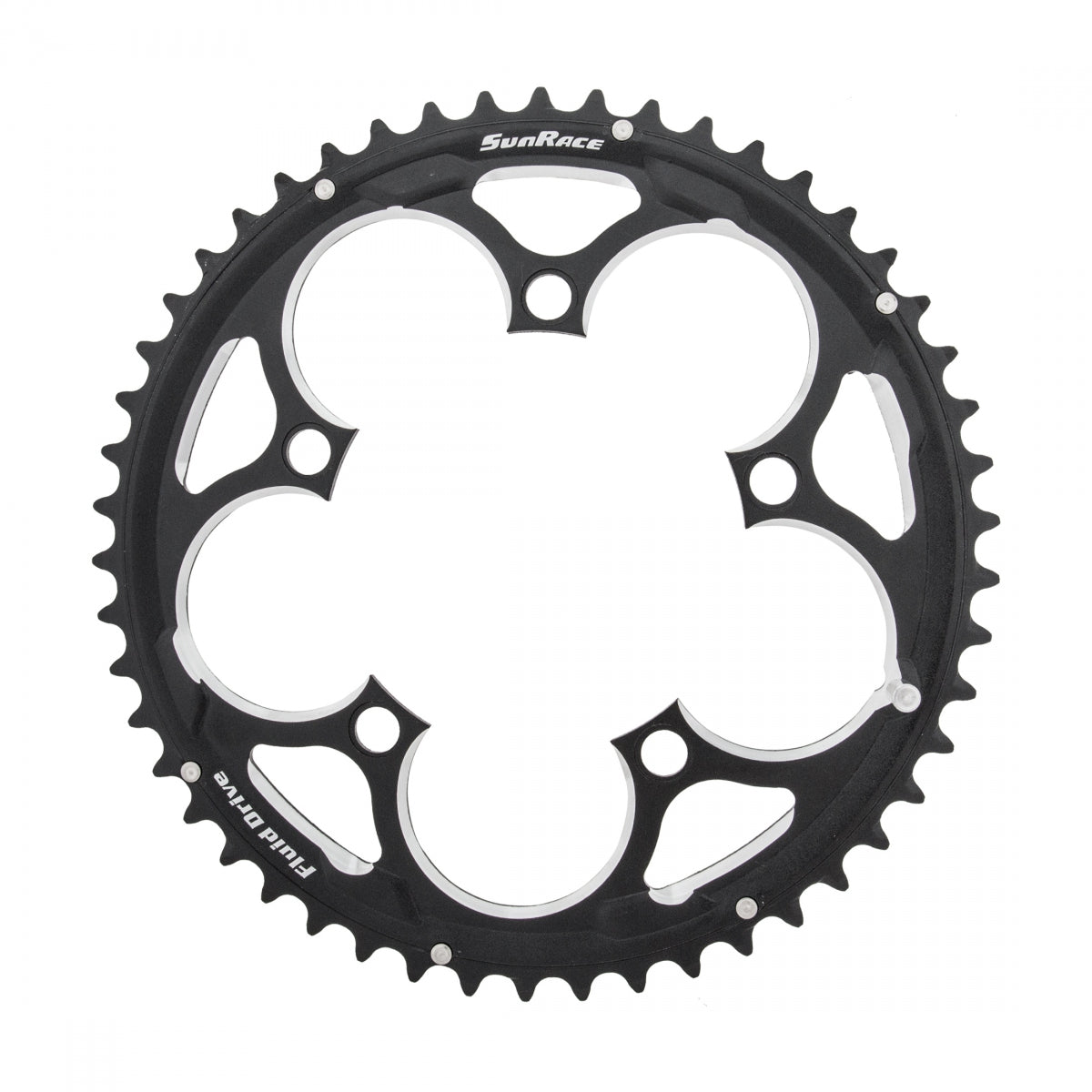 SunRace RS0 Chainring, 50T, 110mm, Black