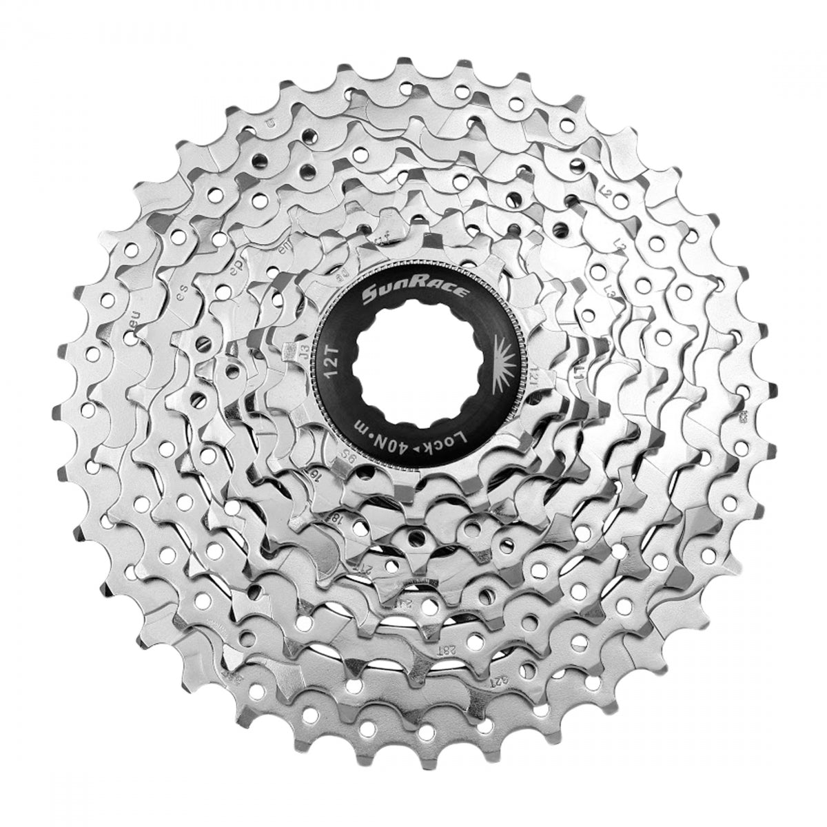 Sunrace CS-M98 Cassette, 9sp, 11-36T, Silver