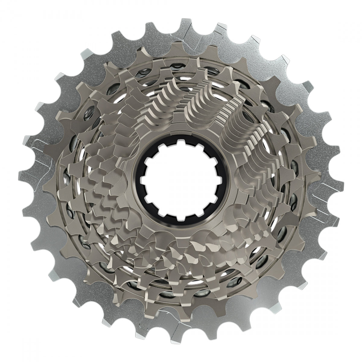 SRAM RED AXS XG-1290 Cassette - 12 Speed, 10-33t, Silver, For XDR Driver Body, D1