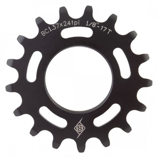 Cog Track Or8 17T x 1/8 Black