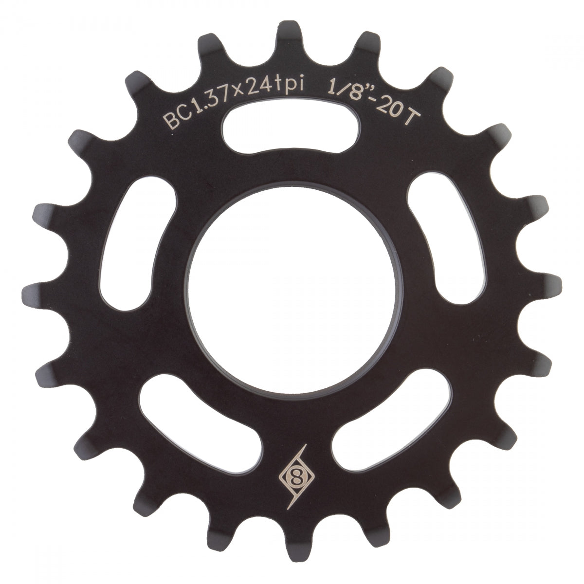 Cog Track Or8 20T x 1/8 Bk