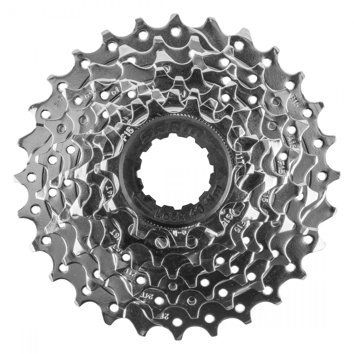 SRAM PG 850 Cassette, 8-Speed, 11-28T, Silver