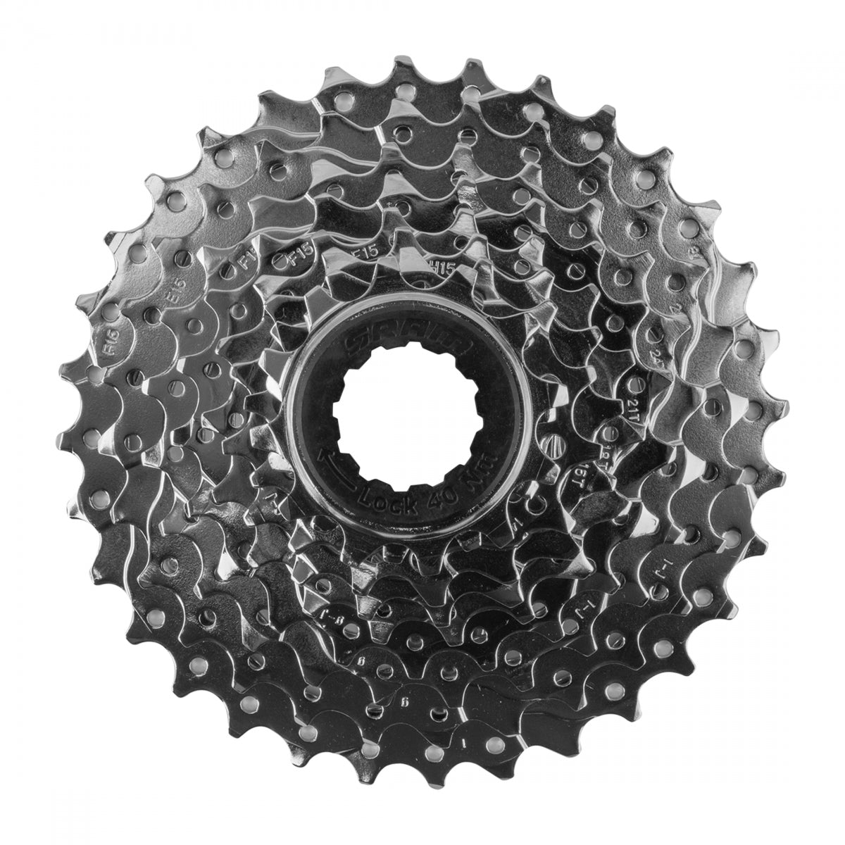 SRAM PG 950 Cassette, 9-speed, 11-32T, Silver