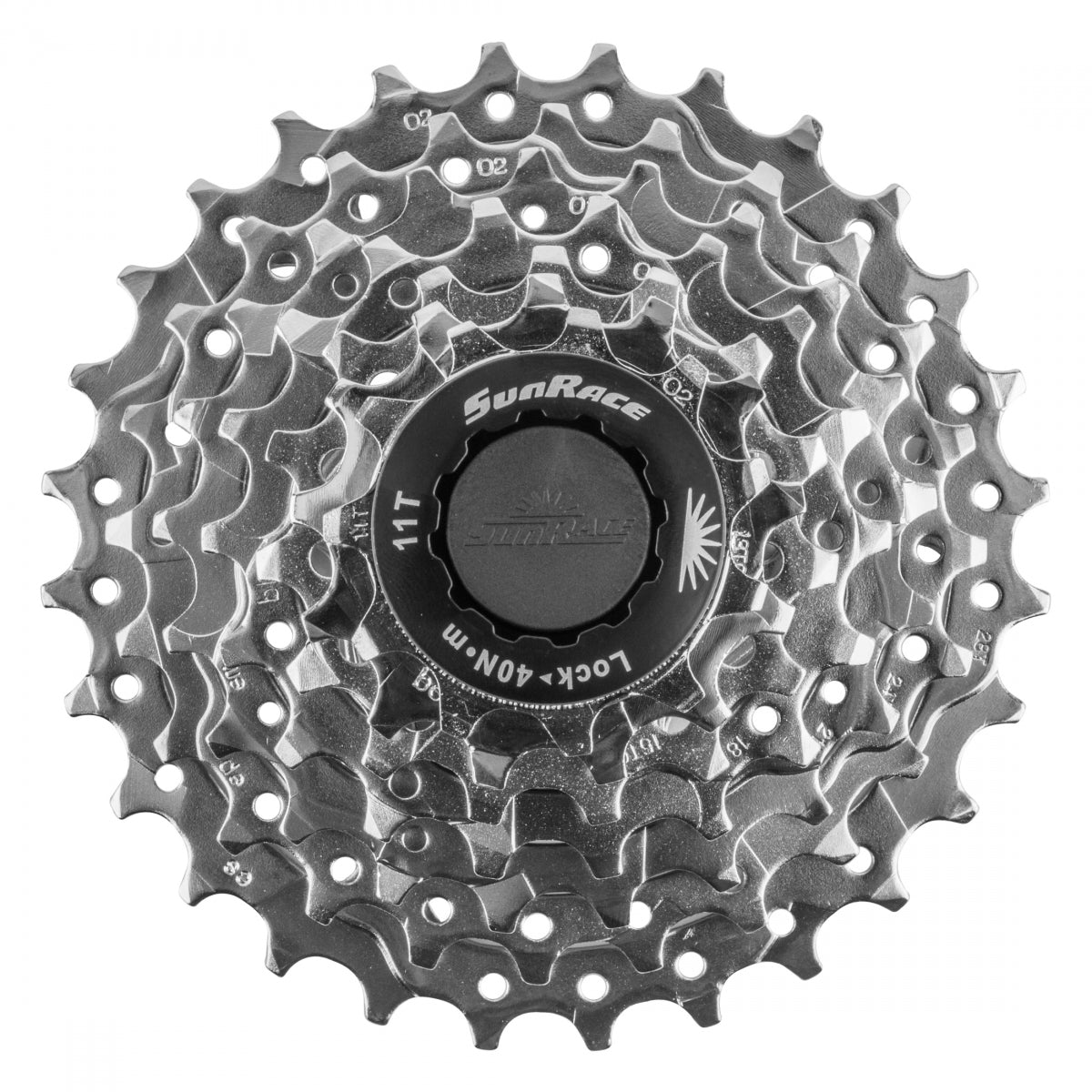 SunRace CS-M63 Cassette, 7-Speed, 11-28T, Nickel