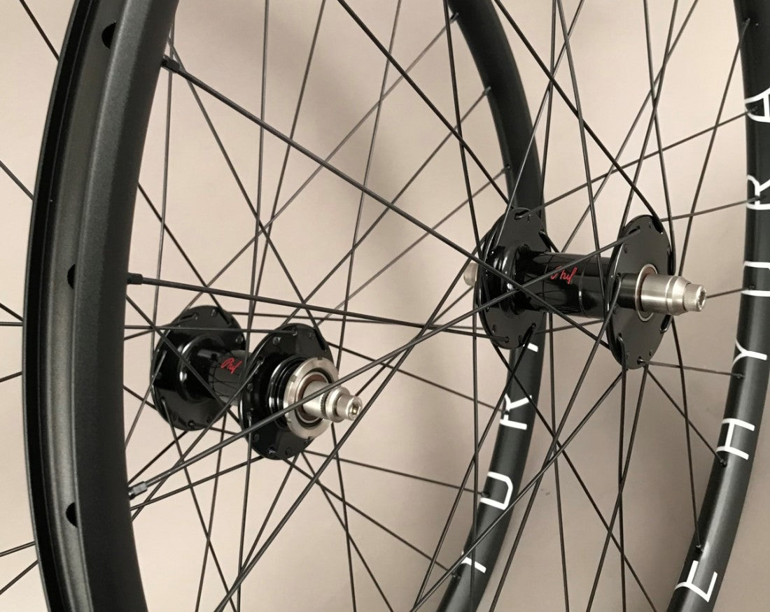 H Plus Son Hydra Grey Phil Wood Hubs Track Bike Wheelset 28h