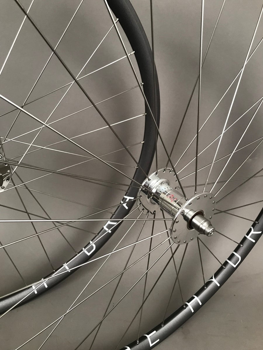 H Plus Son Hydra Grey Phil Wood Hubs Track Fixed Gear Wheelset