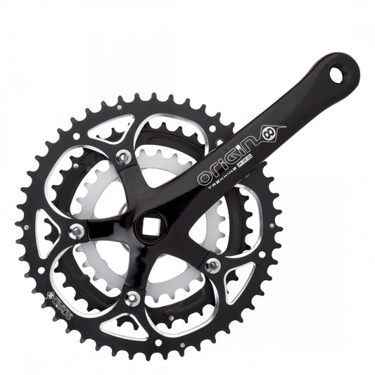 Origin8 Trekking MTB Crankset, Square Taper, 175 x 48-38-28, Black