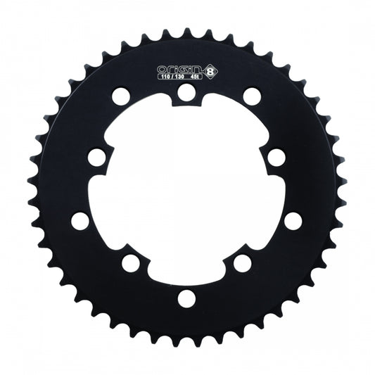 Origin8Â Single Speed Chainring, 10H, 45T, 110mm/130mm Mount, 1/2" x 1/8", Black