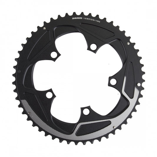 SRAM X-Glide Yaw Chainring, 52T-S2, 110mm, 11-Speed, Black