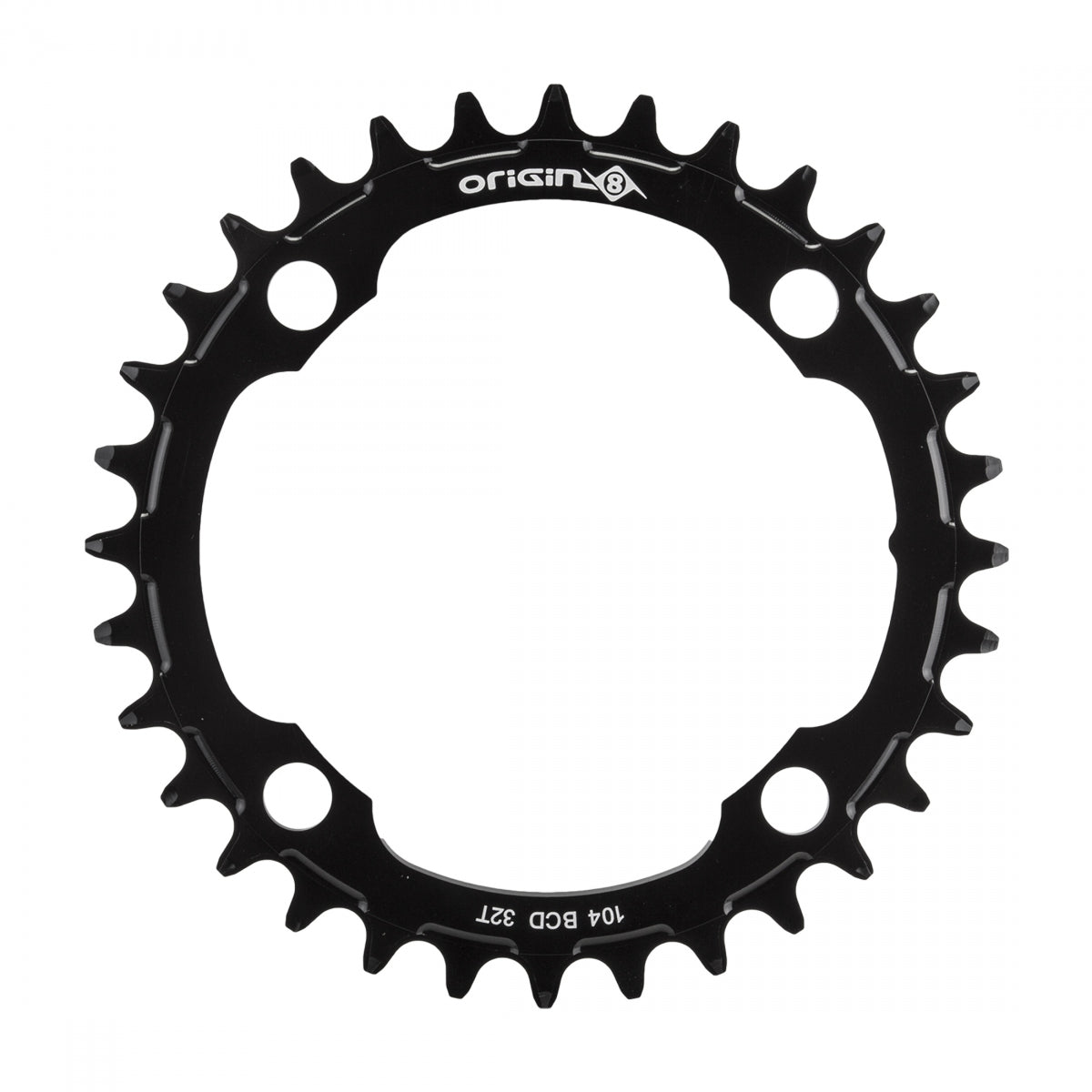 Chainring Or8 Holdfast 104Mm 32T 10/11/12S 4B Bk