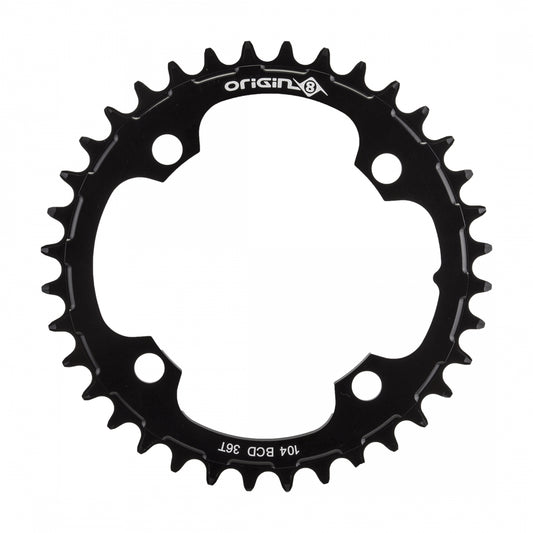 Origin8 Holdfast Oval Direct 1x Chainring, 104mm, 36T, 10/11-Speed, 4B, Black