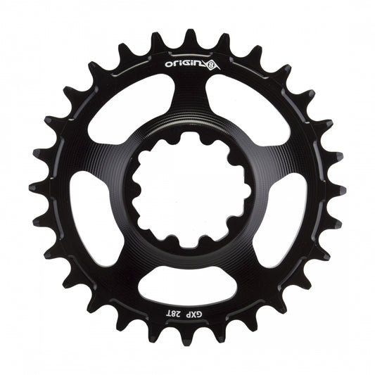 Origin8 Holdfast Oval Direct 1x Chainring, GXP, 28T, 10/11-Speed, Black