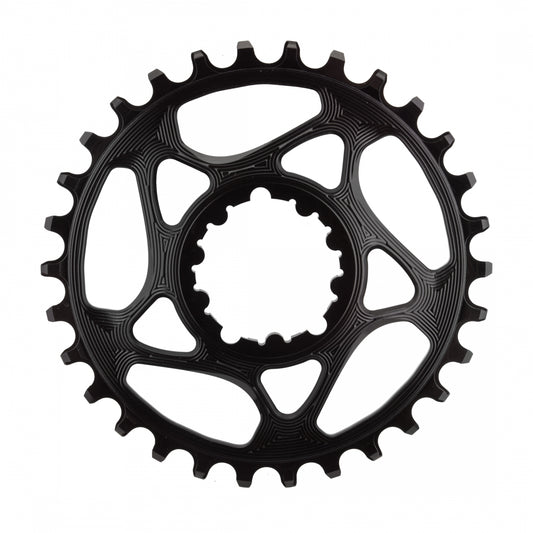 AbsoluteBLACK GXP Spiderless Direct N/W Chainring, 30T,Â Black