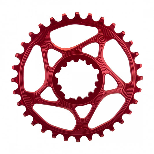 AbsoluteBLACK GXP Spiderless Direct N/W Chainring, 32T,Â Red