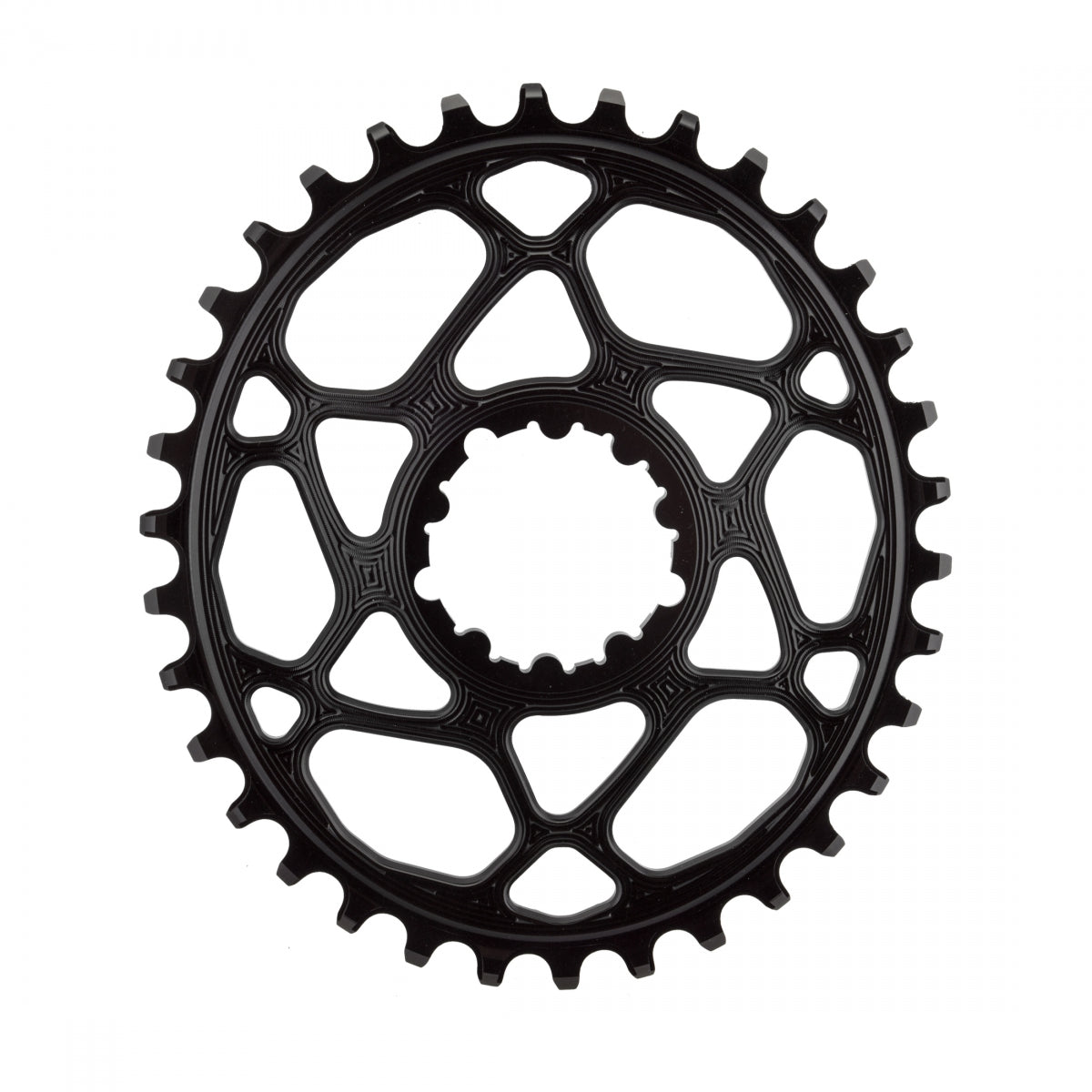 AbsoluteBLACK GXP Oval Direct N/W Chainring,Â 34T,Â Black