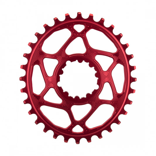 AbsoluteBLACK GXP Oval Direct N/W Chainring,Â 32T,Â Red