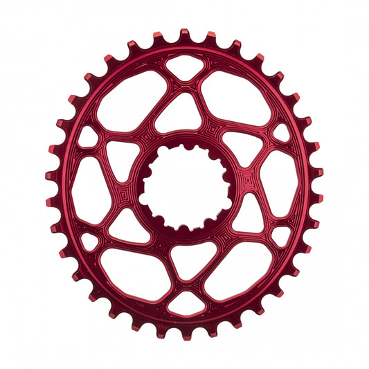 AbsoluteBLACK GXP Oval Direct N/W Chainring,Â 34T,Â Red