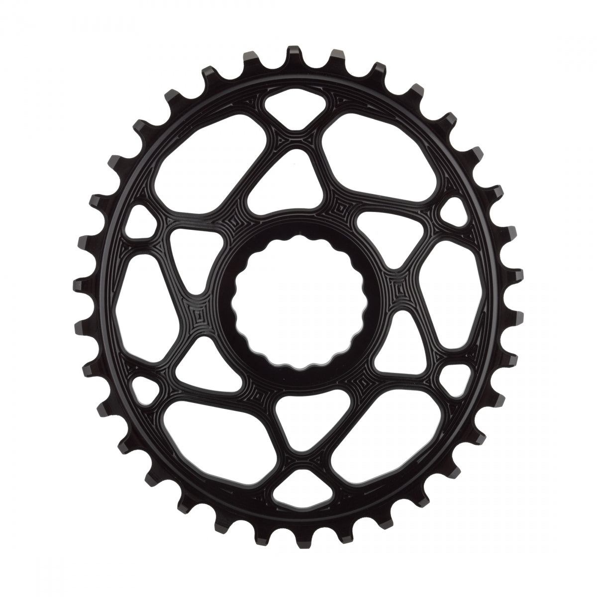 AbsoluteBLACK Raceface Cinch Oval Direct N/W Chainring, 34T,Â Black