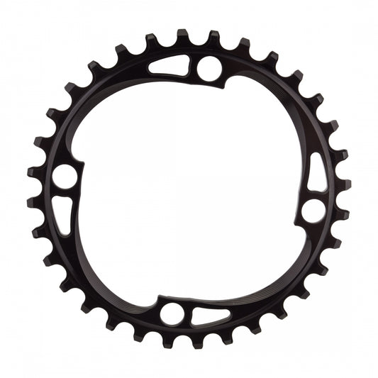 AbsoluteBLACK BCD N/W Chainring, 32T, 104mm 4-Bolt,Â Black