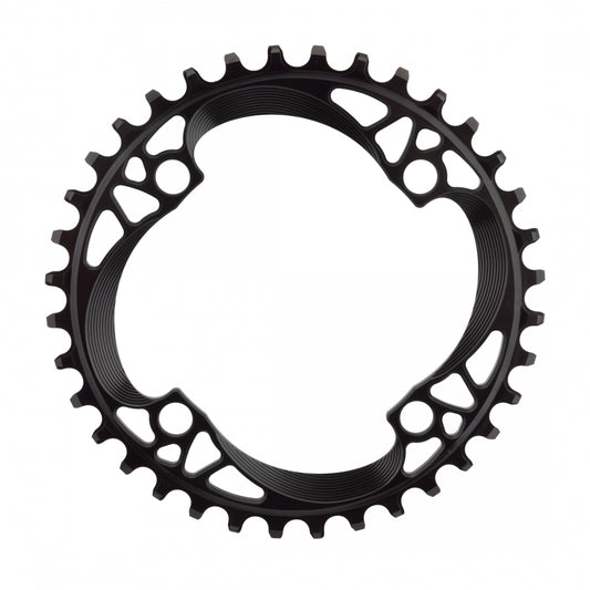 AbsoluteBLACK BCD N/W Chainring, 36T, 104mm 4-Bolt,Â Black