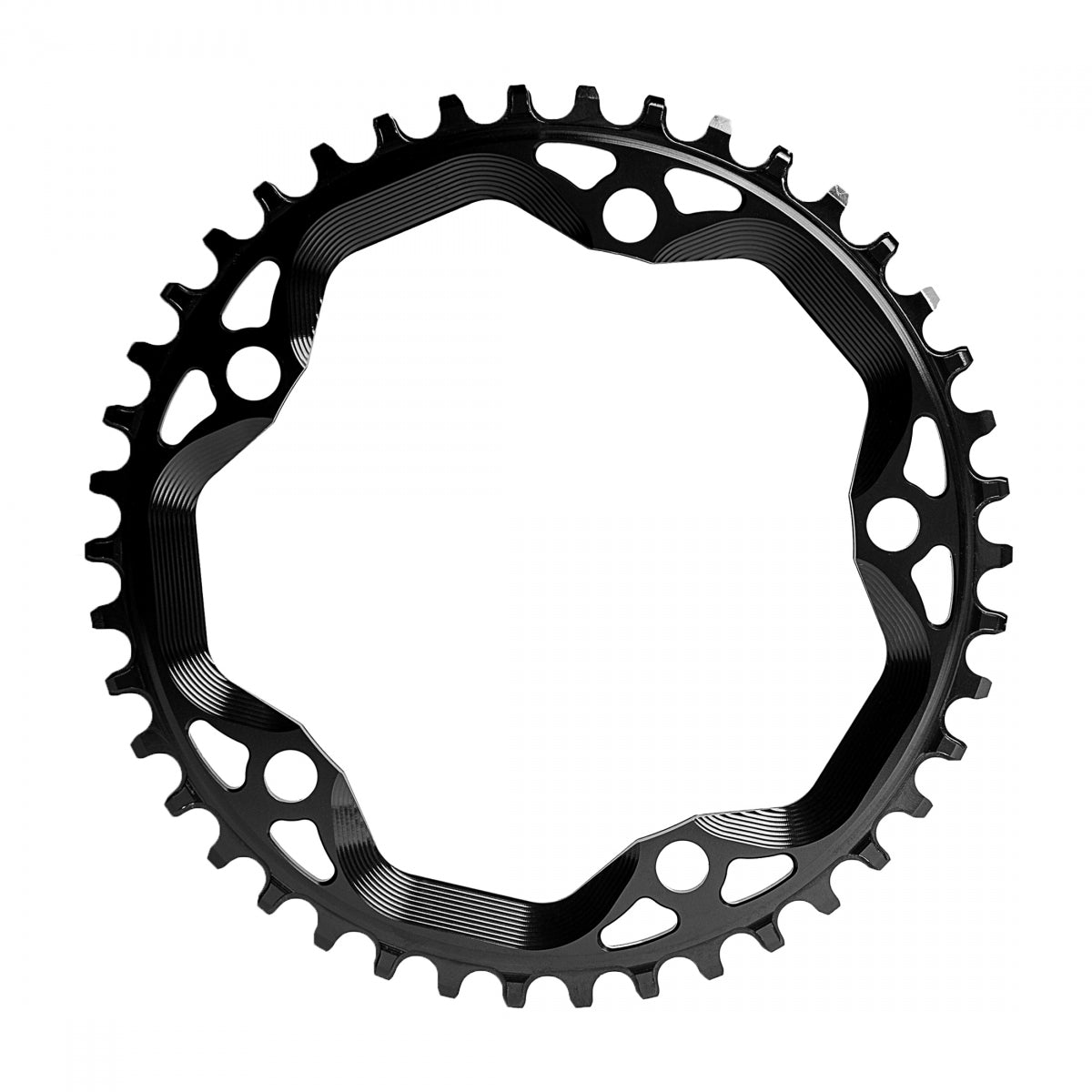 AbsoluteBLACK BCD N/W Chainring, 42T, 110mm 5-Bolt,Â Black