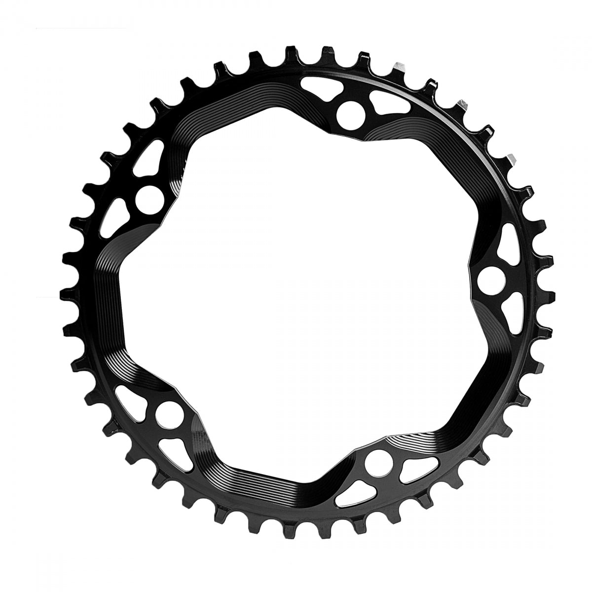 AbsoluteBLACK BCD N/W Chainring, 42T, 130mm 5-Bolt,Â Black