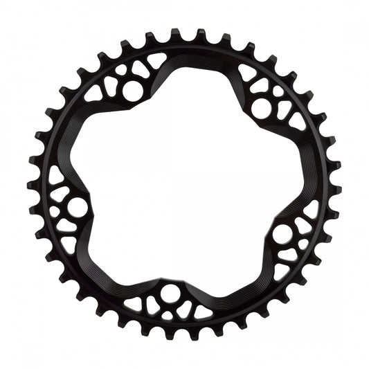 AbsoluteBLACK BCD N/W Chainring, 38T, 130mm 5-Bolt,Â Black
