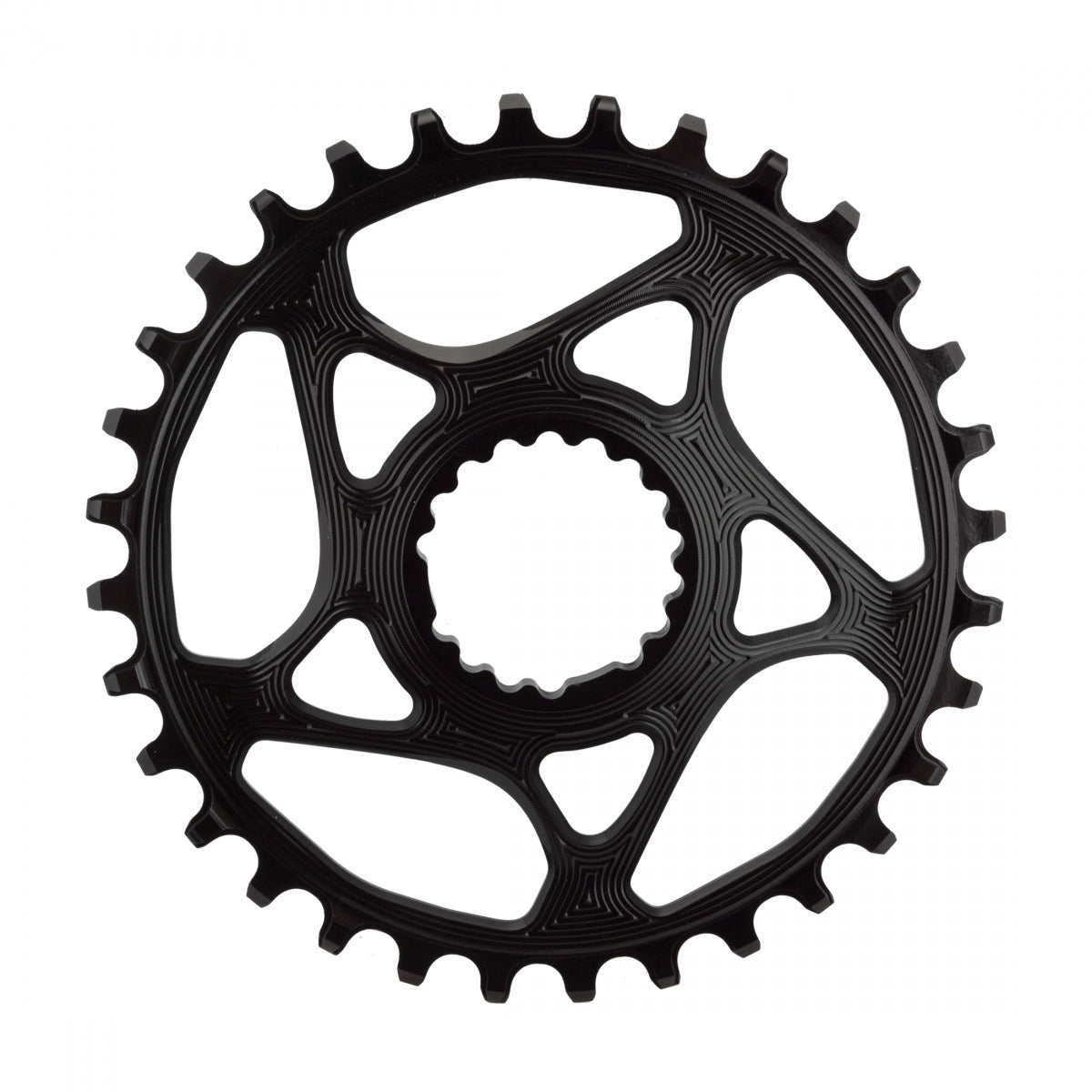 AbsoluteBLACK Cannondale Direct N/W Chainring,Â Hollowgram, 32T, Black